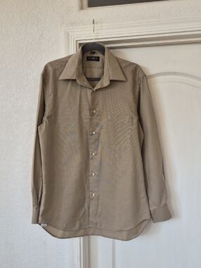 Serica Made In Italy 100% Cotton Sz 15 1/2- Large